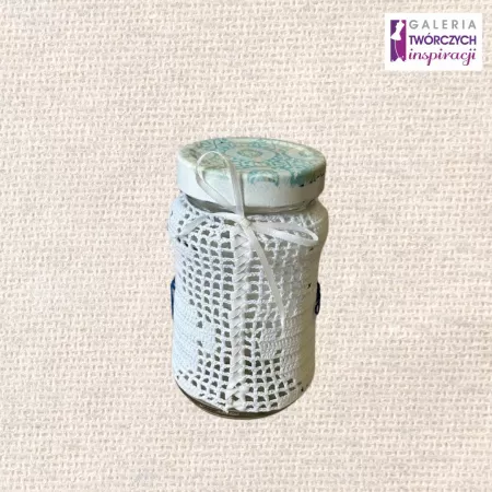 Słoik z wyszyciem - 13 cm